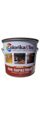 Лак паркетный алкидно-уретановый 2,7 л полуматовый "Colorika Tex", 4шт/уп