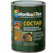 Состав деревозащитный "Colorika Tex" махагон 0,8 л