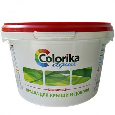 Краска Colorika Aqua для крыш и цоколя СИНЯЯ 3 кг, 4шт/уп