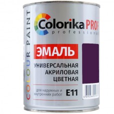 Эмаль акриловая Colorika Prof 0,9л ФИОЛЕТОВАЯ универсальная для наружних и внутренних работ Фиолетовая