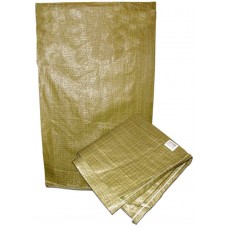 Мешки ПП тканные 55х95см для уборки строительного мусора зеленые 20шт/уп