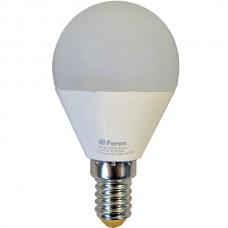 Лампа светодиодная LED 7вт Е14 теплый белый шар FERON LB-95