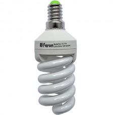 Лампа энергосберегающая КЛЛ 15/840 Е14 D45х100 спираль FERON 4699